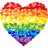 Rainbow LGBTQ+ heart