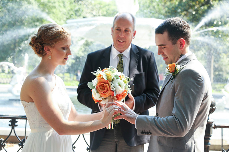 Forsyth Park Elopement for just the couple