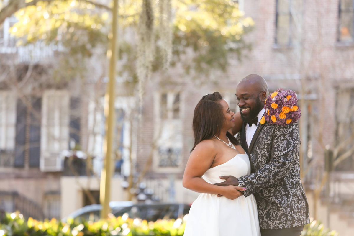 Chatham Square is a great place to elope in Savannah