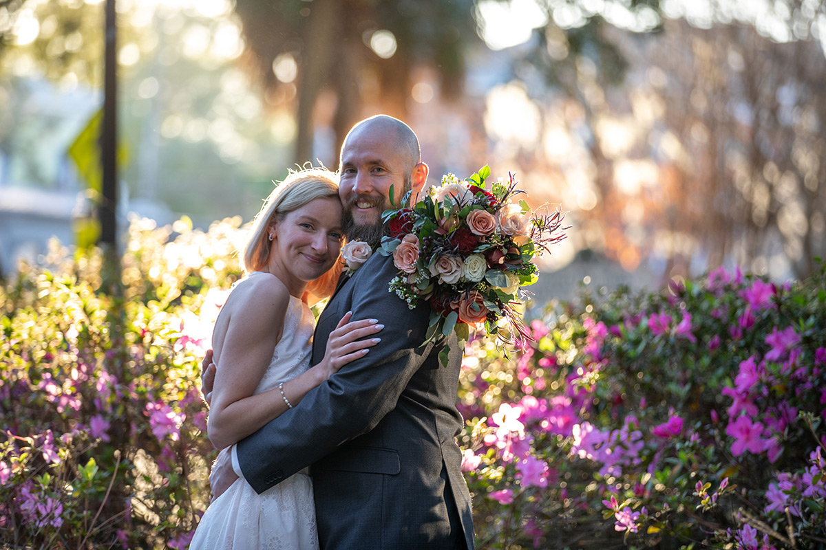 Gorgeous spring wedding in Savannah Georgia.